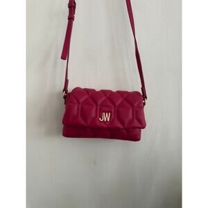 JASON WU Vegan Leather Pink Quilted Crossbody Bag